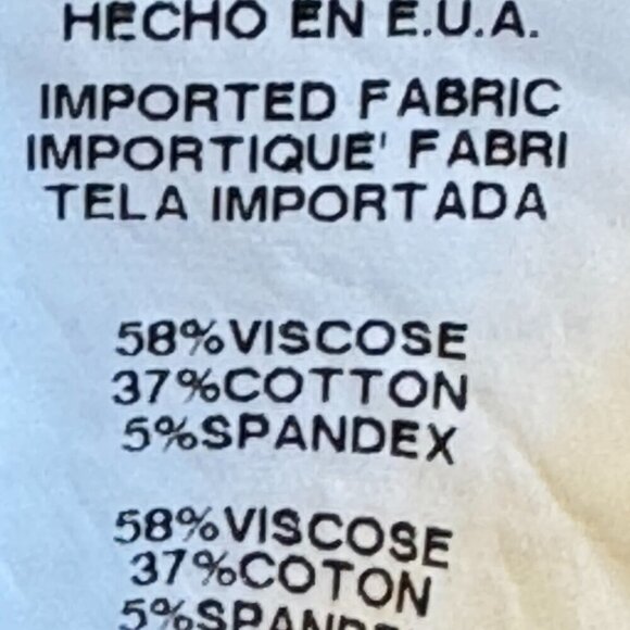 Karen Kane Ponte Ankle Crop Pants Tassels at Hem Elastic Waist Pull on Size Med - Picture 7 of 10